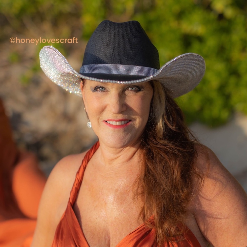 💎🤠 rhinestone cowgirl hat 💎